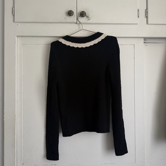 Sezane Frances Jumper - Black - Picture 5 of 7